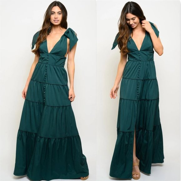 MODA ME COUTURE Dresses & Skirts - BOHO DOLLZ Tiered Maxi Dress